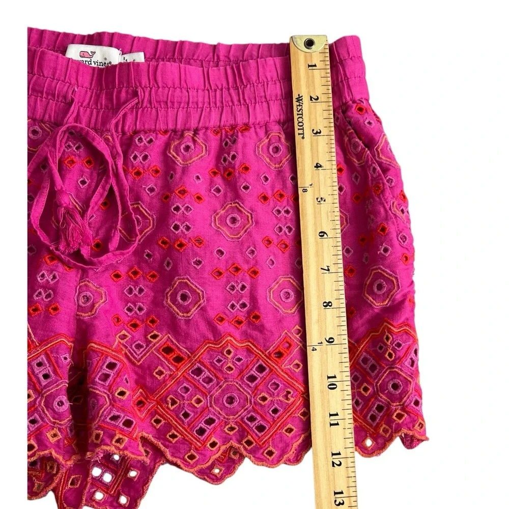 Vineyard Vines Womens Small Pink Eyelet 3